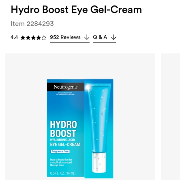 Neutrogena Skincare Neutrogena Hydro Boost Gel Cream Eye Poshmark
